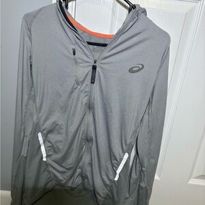 Asics Gray Jacket with Logo